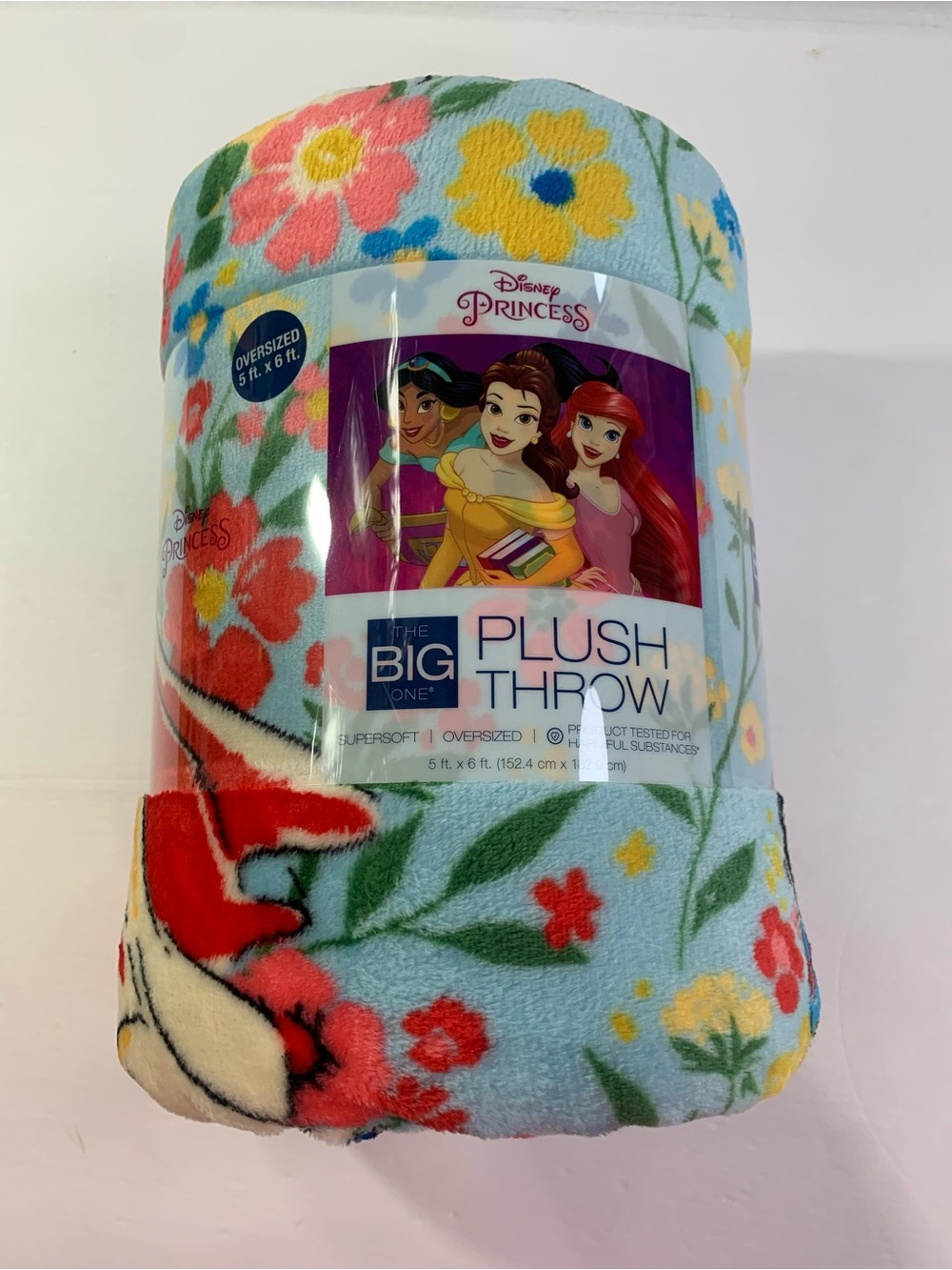 Disney Princess Cinderella Big Plush Throw 6x5 ft NWT